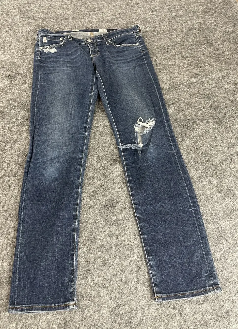 Adriano Goldschmied Jeans Womens 27 R Stilt Blue Cigarette Leg Denim Pants N117